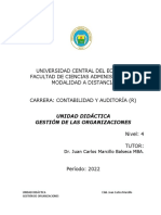 Dlca4 - Unidad Didactica - Gestion de Las Organizaciones - 2022 - JCM PDF