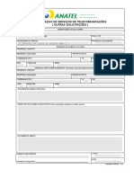 Solicitação de Serviços de Telecomunicações PDF