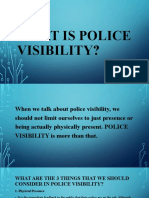 What Is Police Visibility?