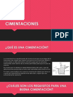 Cimentaciones I