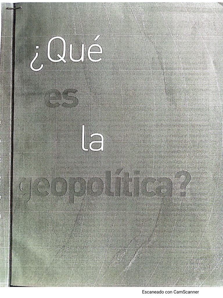 Qué Es La Geopolítica | PDF