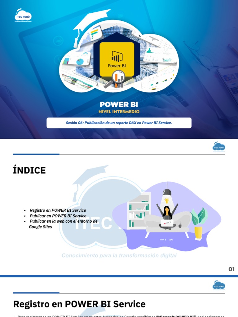 Publicación de Reportes en Power BI | PDF | Hipervínculo | Sitios web