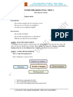 LĐ - Speaking Full Test 1 - Hs