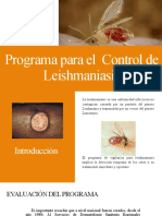 Presentación Final. Programa de Control de Leishmaniasis