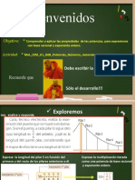 Potencias Números Racionales Propiedades 1°-Parte