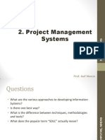 1.3 PM Systems, Methodologies & SDLC