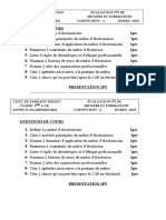 Evaluation2 Metiers