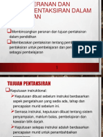 Peranan Dan Tujuan Pentaksiran Dalam Pendidikan PDF