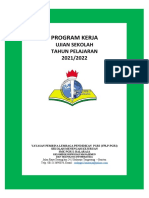 Program Kerja Ujian Sekolah 2021/2022