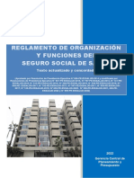 Reglamento de organización y funciones de ESSALUD