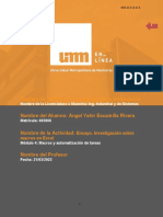 Módulo 4. Actividad 2. Ensayo. Investigación Sobre Macros en Excel