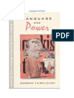 Fairclough - Language and Power - TRADUÇÃO LIVRE - Norman Fairclough