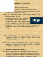 Pertemuan 9 - Kebijakan Dividen