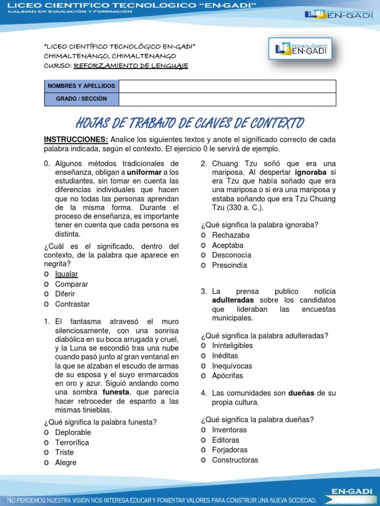 Claves de Contexto PDF