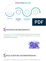 Pronósticos: métodos y conceptos clave