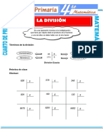 Que Es La Division para Cuarto de Primaria PDF