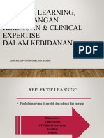 REFLEKTIF LEARNING, PERTIMBANGAN KEILMUAN & CLINICAL EXPERTISE DALAM KEBIDANAN