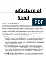  Manufacture of Steel + Heat Treatment