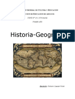 Planificación Vicini Historia - GeoI - Cens