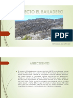 Proyecto minero El Bailadero en Sonora con reservas de oro y plata