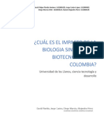 Biotecnologia en Colombia