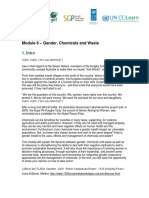 Gender, Chemicals and Waste PDF
