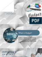 What Is Budget 2023