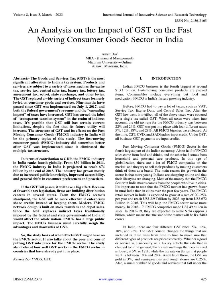 an-analysis-on-the-impact-of-gst-on-the-fast-moving-consumer-goods