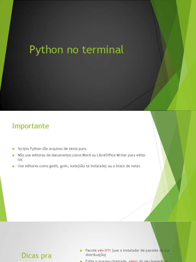 Aula5 Python | PDF | Python (linguagem de programação) | Linguagem de ...