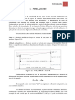 Determinação de altitudes e desníveis através do nivelamento