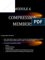 MODULE 6 - (Design of Compression Members)