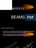 MODULE 6 - (Laterally Unsupported Beams) PDF