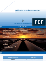 Pipeline Specification and Construction