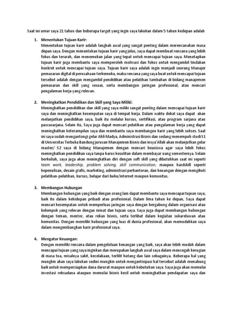 Apa yang dapat diharapkan dalam tahun mendatang