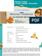 Modul Projek Aku Cinta Indonesia - Minuman Tradisional - Fase Fondasi