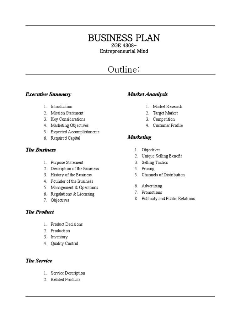 Business Plan Guide | Download Free PDF | Retail | Sales