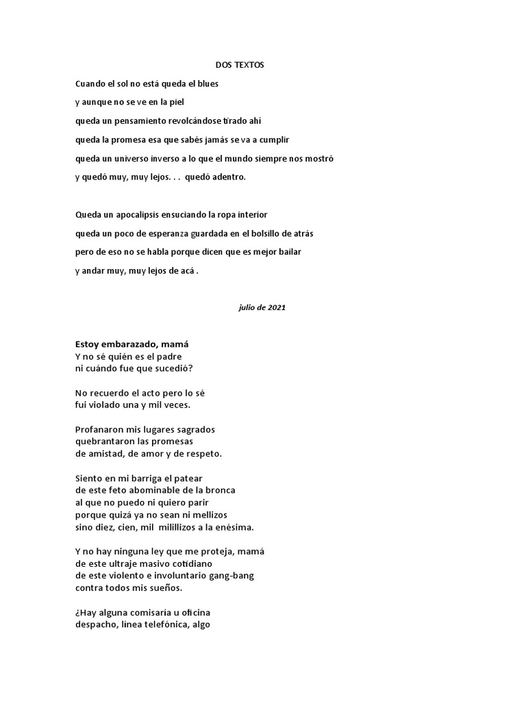 Cuando El Sol Se Va | PDF
