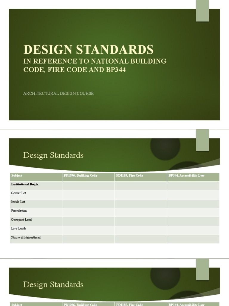 Design Standards PDF Stairs Buildings And Structures