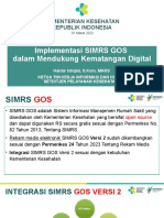 Implementasi SIMRS GOS Dalam Mendukung Kematangan Digital - JKT - 01mar2023