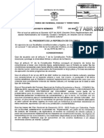 2022 Decreto 651 Vivienda de Interes Cultural