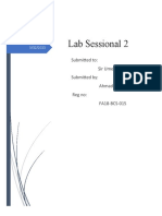 Lab Sessional