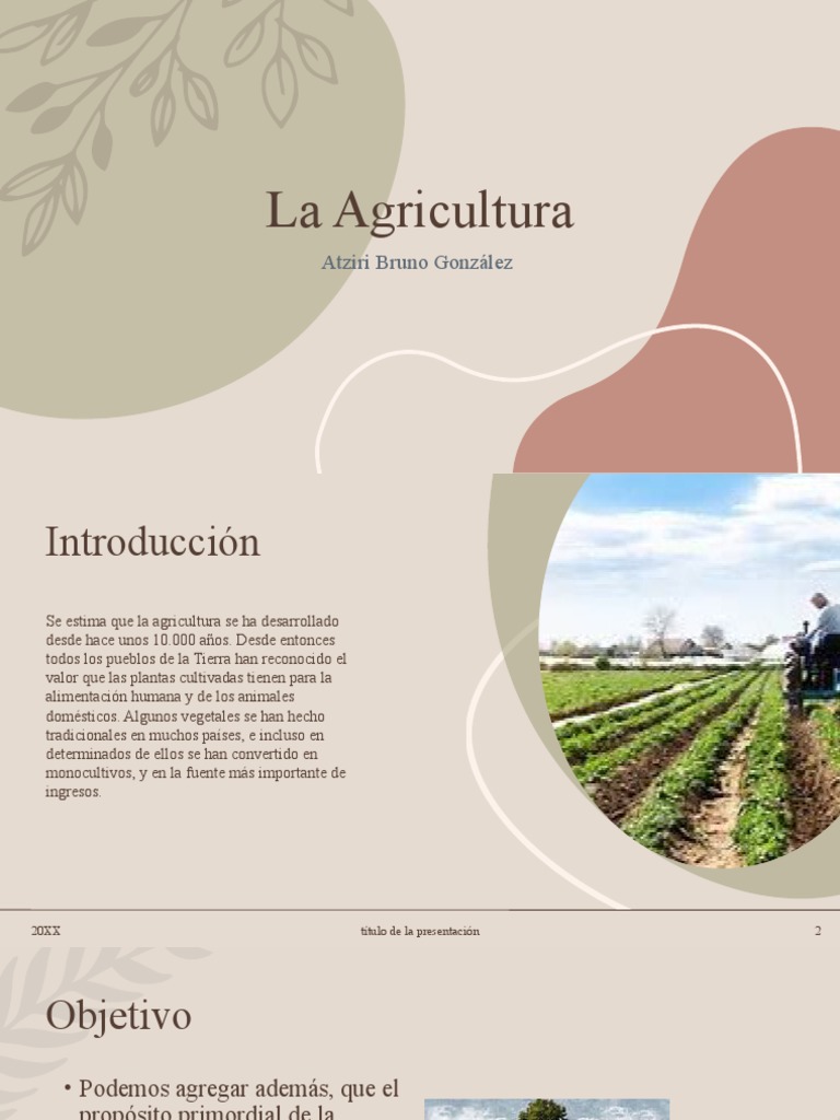 La Agricultura | PDF | Agricultura | Comida y bebida