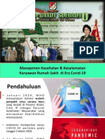 Manajemen Kesehatan & Keselamatan Karyawan Rumah Sakit Di Era Covid-19 - Letnan Jenderal TNI Dr. Dewi Puspitorini SPJP MARS MH PDF