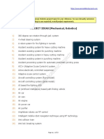 Mechanical Mechatronics Projects List PDF