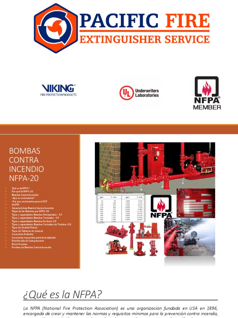 Nfpa 20 Pacific Fire PDF | PDF