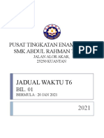 Buku Jadual Waktu t6