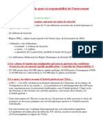 Chap 7 - Droit Du Sport Et Responsabilité de L'intervenant (MP) PDF