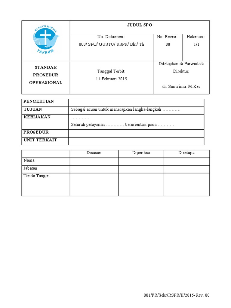 Format Spo Final | PDF
