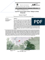 The Study of Integrated Conservation of Four Villages in Mian Mountain