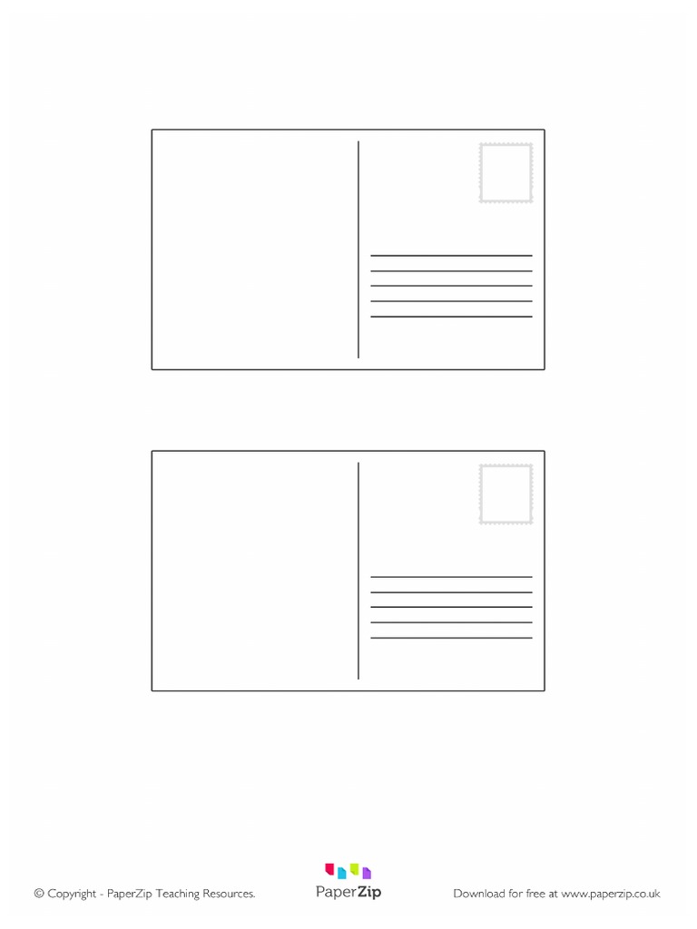 Blank Postcards PDF